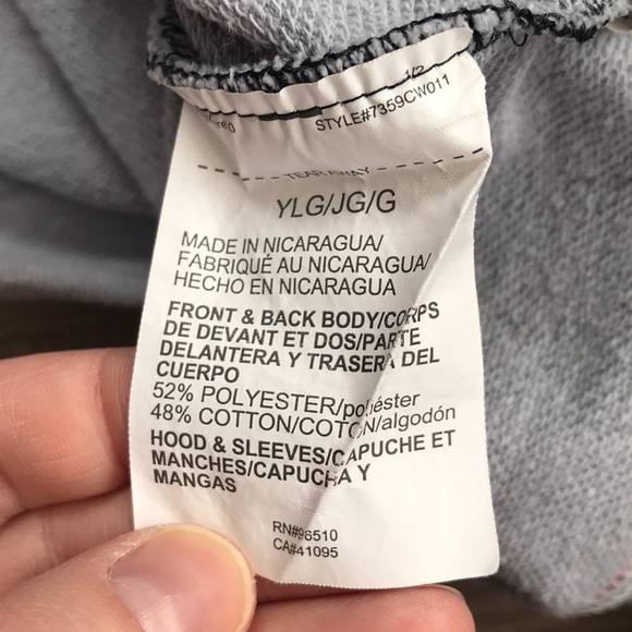 Under Armour Girls' Rival Terry Hoody Youth Large - Picture 4 of 7